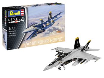 REV63834 - MODEL-SET F/A-18F Super Hornet Fighter Aircraft con vernice da assemblare