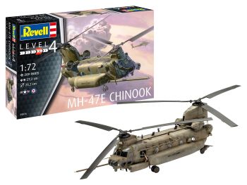 REV63876 - MH-47E Set modello elicottero Chinook con dipinto da assemblare