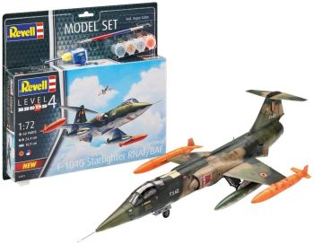 REV63879 - Set modellino Aereo da caccia F-104 G Starfighter RN con verniciatura da assemblare