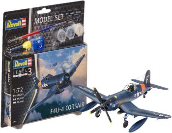 REV63955 - Set modellino Vought F4U Corsair con verniciatura da assemblare