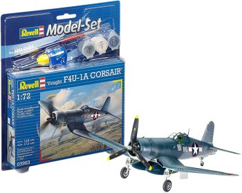 REV63983 - Set modellino Vought F4U-1D CORSAIR con verniciatura da assemblare