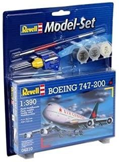 REV64210 - Set modellino Boeing 747-200 con verniciatura da assemblare