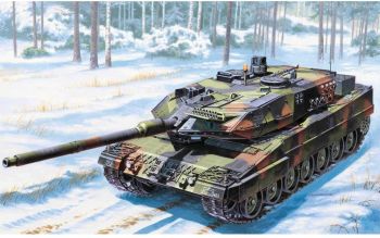 ITA6435 - Serbatoio Leopard 2A6 da montare e verniciare