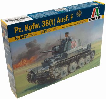 ITA6489 - Serbatoio Pz.Kpfw 38(t) Ausf. F da assemblare e dipingere