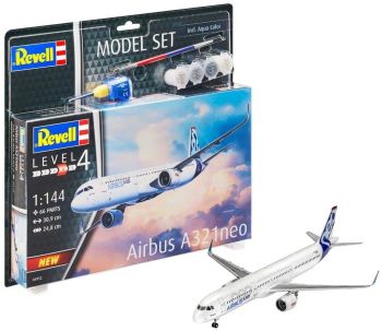 REV64952 - Mdel set Airbus A321 Neo con vernice da montare