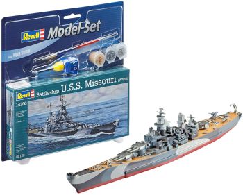 REV65128 - USS Missouri (seconda guerra mondiale) con vernice costruibile