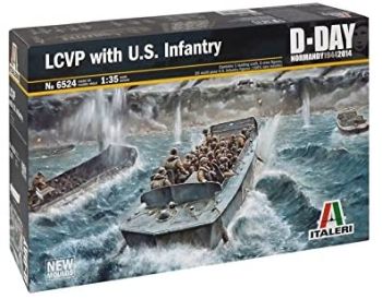 ITA6524 - LCVP con la fanteria americana da assemblare e dipingere