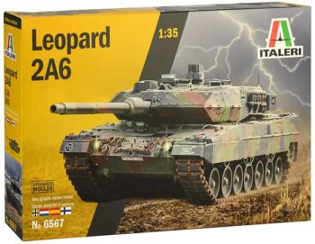 ITA6567 - Serbatoio Leopard 2A6 da montare e verniciare