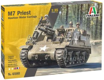 ITA6580 - Carro armato M7 Priest da assemblare e verniciare