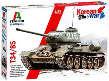 ITA6585 - Carro armato T-34/85 Guerra di Corea da assemblare e dipingere
