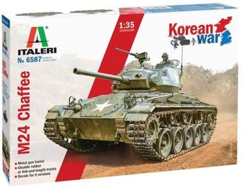 ITA6587 - Carro armato M24 Chaffee della guerra di Corea da assemblare e dipingere