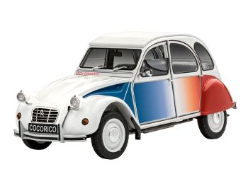 REV67653 - Set Modellino CITROEN 2 CV Coccorico con verniciatura da montare