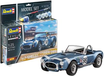 REV67669 - Set modellino SHELBY 62' Cobra 289 con verniciatura da assemblare