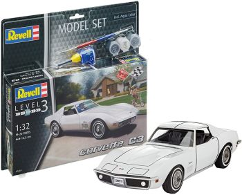 REV67684 - Set modellino CORVETTE C3 con verniciatura da montare