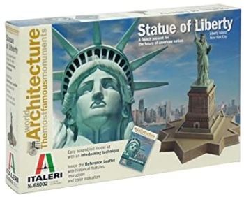 ITA68002 - Architettura del mondo: STATUA DELLA LIBERTA' da assemblare e dipingere