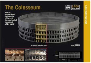 ITA68003 - World Architecture: IL COLOSSEO da assemblare e dipingere