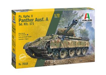 ITA7018 - Carro armato PANTHER V Pz.Kpfw. A sd da assemblare e verniciare