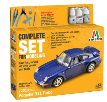 ITA72013 - Kit di partenza - PORSCHE 911 blu da assemblare e verniciare