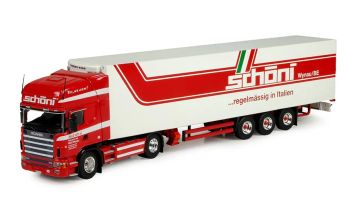 TEK73906 - SCANIA 124 Topline 4x2 con semirimorchio frigorifero a 3 assi SCHONI