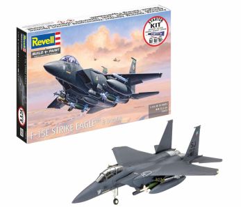 REV73972 - KIT DI INIZIO - F-15E Strike Eagle con vernice da assemblare