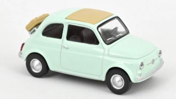 NOREV771206 - FIAT 500 F 1965 Blu Pastello - Auto a reazione