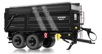 WIK78740 - Rimorchio ribaltabile KRAMPE Big Body 650 con estensione per insilato, nero