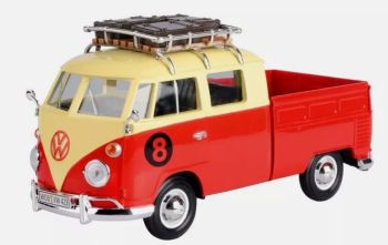 MMAX79582 - VOLKSWAGEN Tipo 1 Pick-up con portapacchi rosso e beige #8