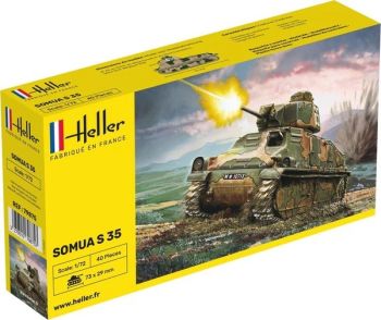 HEL79875 - Carro armato SOMUA S35 da montare e verniciare