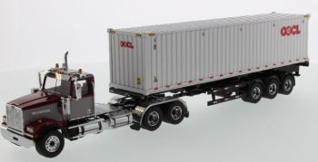DCM71064 - WESTERN STAR 4900 SF Con portacontainer e container da 40 piedi OOCL