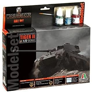 ITA74001 - Starter kit - Tiger II WORLD OF TANKS da assemblare e dipingere