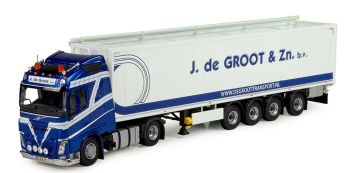 TEK74005 - VOLVO FH04 Globettrter 4x2 con rimorchio 3 assi J. DE GROOT