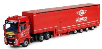TEK74010 - MAN TGX XXL 6x4 Con rimorchio 4 Assi WIMMER FELBERMAYR