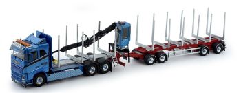 TEK74305 - VOLVO FH04 6x4 rigido con rimorchio per legname JAN JOHANSSON