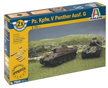 ITA7504 - Serbatoi Pz.Kpfw. Montaggio V Panther veloce da montare e verniciare