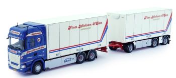TEK75147 - SCANIA S Highline Rigid 6x4 con rimorchio 3 Assi FINN NIELSEN & SON