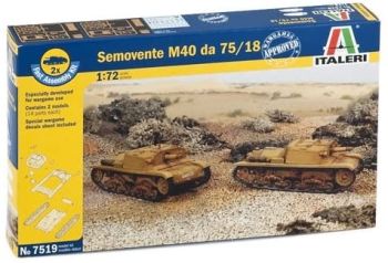 ITA7519 - Semovente M40 da 75/18 serbatoi attacco rapido da montare e verniciare