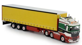 TEK75678 - SCANIA R13 6x4 con rimorchio telonato 3 Assi PETER WOUTERS