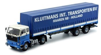 TEK76313 - VOLVO F89 4x2 con rimorchio telonato 2 Assi KLUITMANS