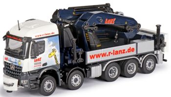CON78224/0 - MERCEDES BENZ Arocs 10x4 con gru da scarico PALFINGER PK 200002L LANZ