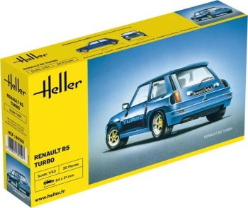 HEL80150 - RENAULT R5 Turbo da montare e verniciare