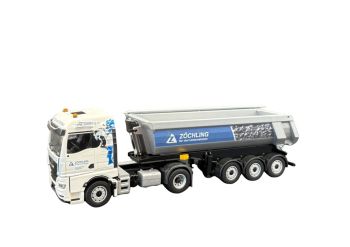 CON80231/04 - MAN TGX GM 4x2 con semirimorchio ribaltabile a 3 assi (ZOCHLING)