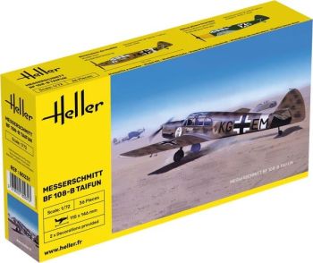 HEL80231 - Aereo militare MESSERSCHMITT BF 108 B Taifun da assemblare e verniciare