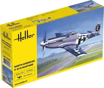 HEL80268 - Aereo militare P-51 Mustang da assemblare e dipingere