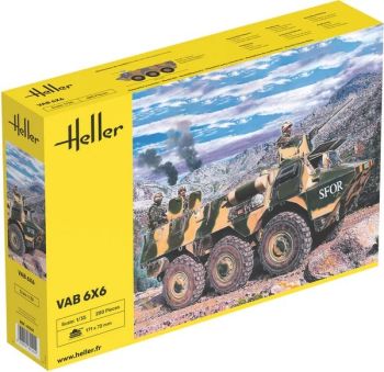 HEL81141 - Veicolo militare VAB 6x6 da montare e verniciare
