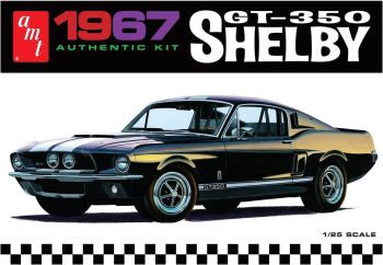 AMT834M/12 - SHELBY GT-350 1967 nero da assemblare e verniciare