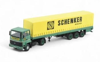 TEK85125 - FORD Transcontinental 4435 4x2 con rimorchio telonato a 3 assi SCHENKER
