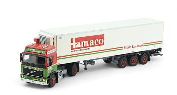 TEK85518 - VOLVO F12 Globetrotter 4x2 con rimorchio frigorifero a 3 assi FRODE LAURSEN