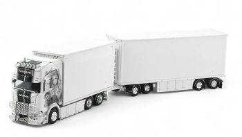 TEK85554 - SCANIA Next Generation Highline 6x4 autocarro con rimorchio a 2+2 assi TELHAUG