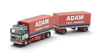 TEK87703 - VOLVO F12 Globetrotter 6x2 motrice con rimorchio a 1+1 assi MOGENS NIELSEN