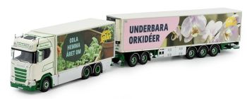 TEK81826 - SCANIA 6x4 semirigido di nuova generazione con rimorchio frigorifero 2+3 assi STEEN HANSEN